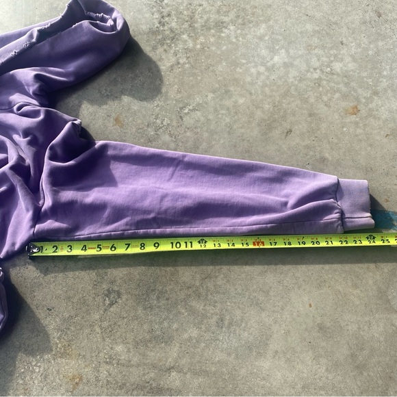 MACHUS  Distressed Hoodie in Amethyst - Picture 9 of 9